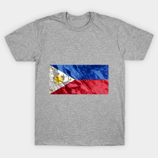 Flag of the Philippines - Marble Texture - Philippines - T-Shirt ...