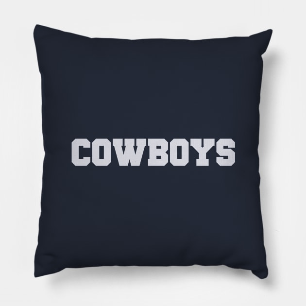 COWBOYS Pillow by ddesing