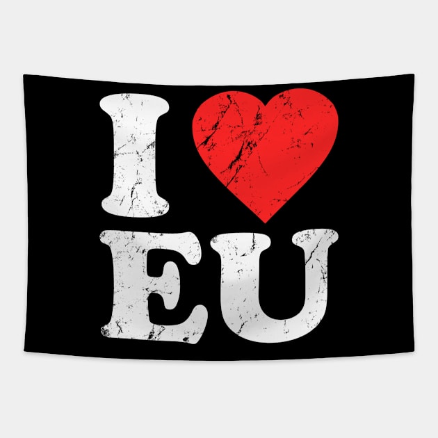 I Love Eu Tapestry by Flippin' Sweet Gear