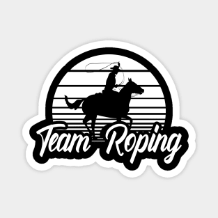 Cowboy - Team Roping Magnet