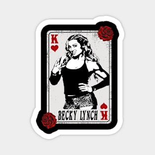 Vintage Card Becky Lynch Magnet