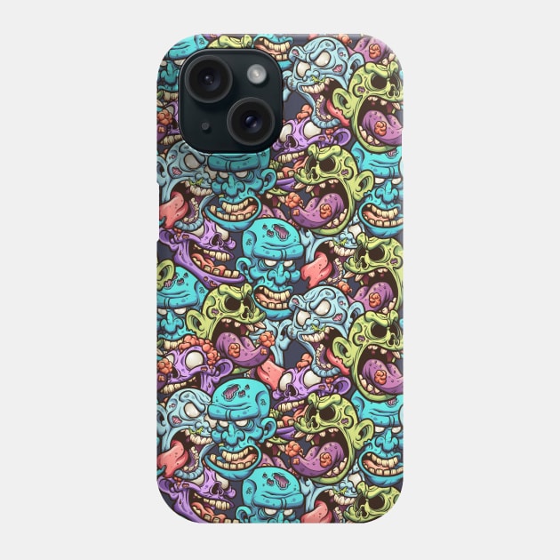 Zombie Ghouls Phone Case by machmigo