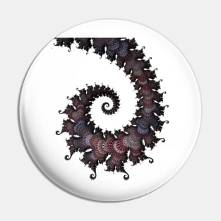 Patchwork Spiral Pin