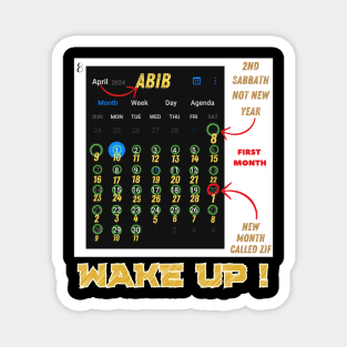 Wake up T-shirt Magnet