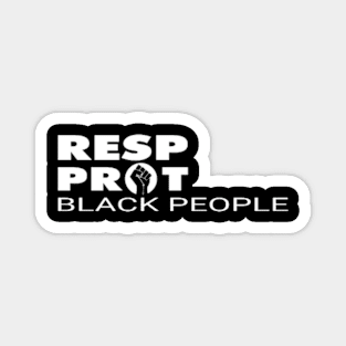 Resp Port Black People - Vintage Magnet