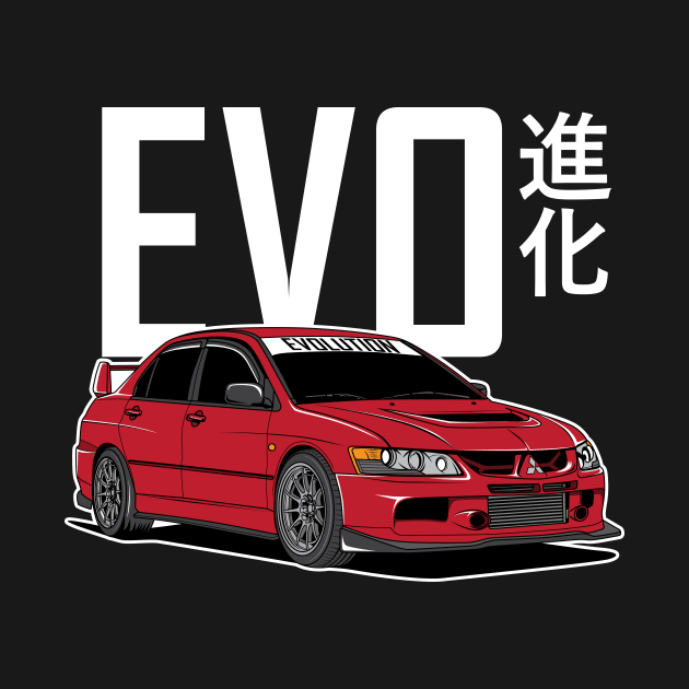 JDM-EVO RED!!! by melsa