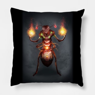 Ant World - Ember Mage Ants Pillow