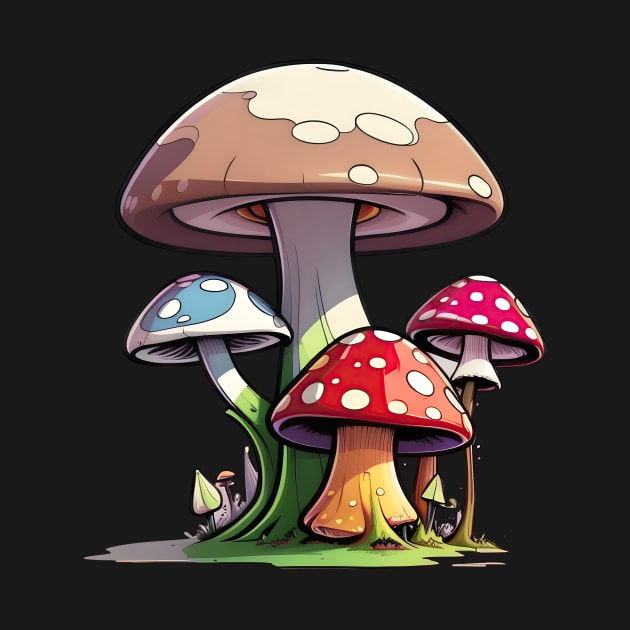 Psychedelic Mushroom vector by mr.Lenny Loves ...