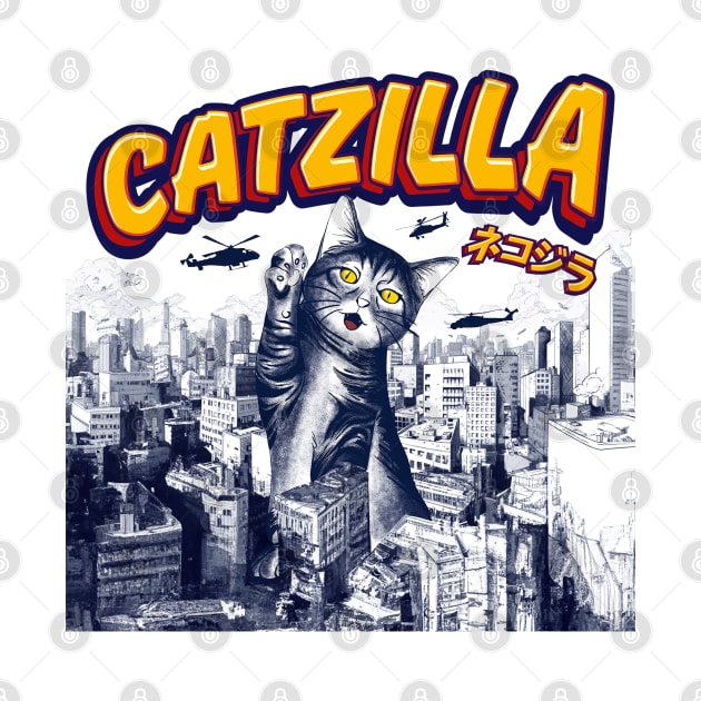 Catzilla by Toska