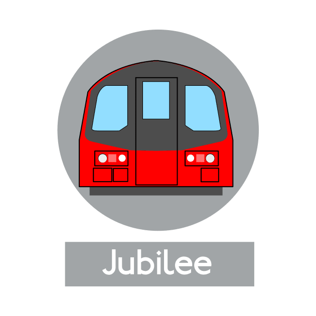 London Underground Subway Jubilee by 2createstuff