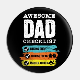 Awesome Dad checklist Pin