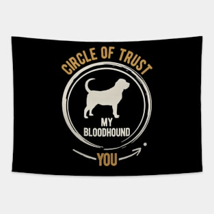 Funny Bloodhound Dog Tapestry