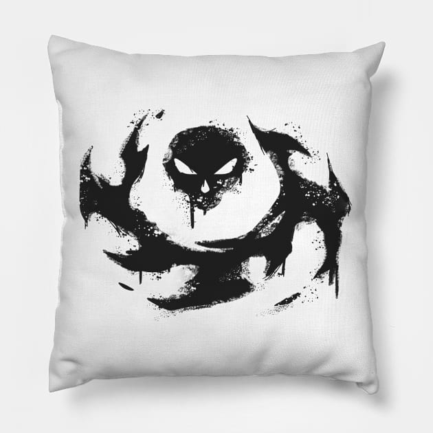 Death Blossom Pillow by valsymot