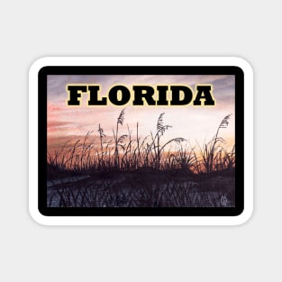 Florida Sea Oats Magnet