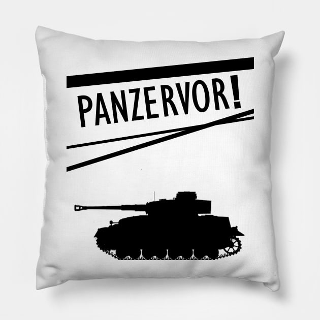 Panzervor! Pillow by Deluxion