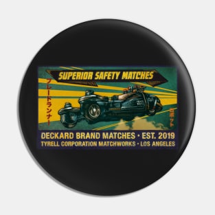 Bladerunner Brand Matches Pin