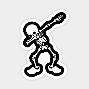 Dab dabbing skeleton Dutch clogs Holland the Netherlands Magnet