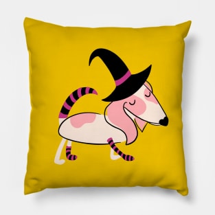 Puppy in fancy dress Pillow