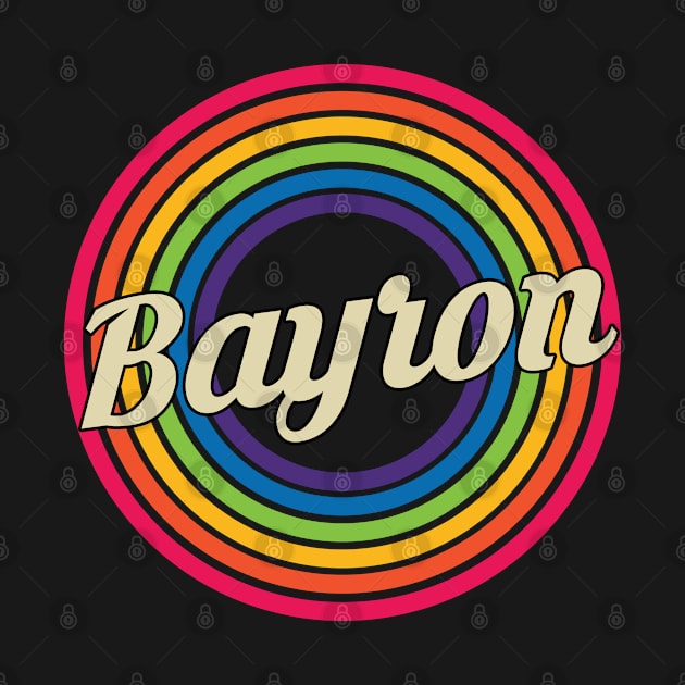 Bayron - Retro Rainbow Style by MaydenArt