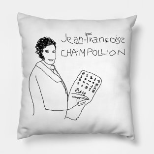 Jean Françoise Champollion by BN18 Pillow