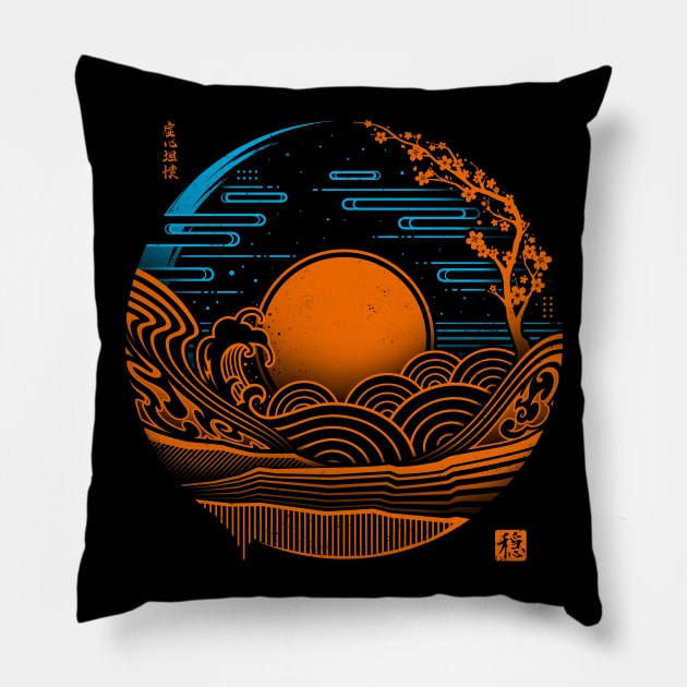 Japan Chillout Pillow by StudioM6