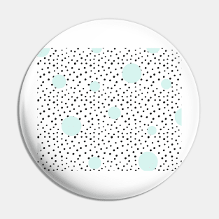 Foxy dots - mint Pin