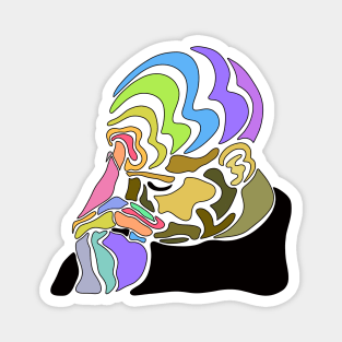 Trippy Mind Meld Design Magnet