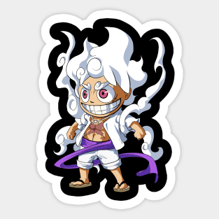 One Piece Luffy Gear 5 Sticker Sticker – Anime Town Creations