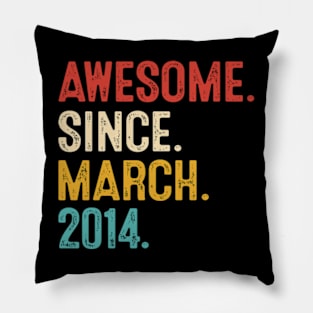 vintage birthday 2014 Pillow