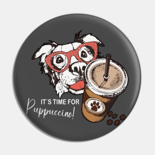 Puppuccino Pin