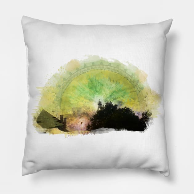 London city art #london Pillow by JBJart