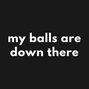 My Balls Are Down There T-Shirt