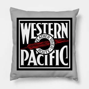 Western Pacific Route Pillow