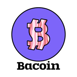 Bacoin crypto cryptocurrency joke digital currency meme coin T-Shirt