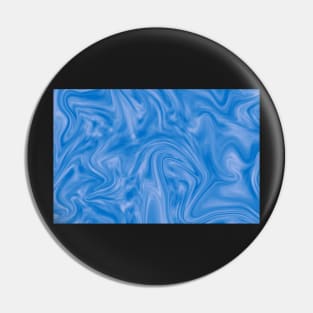 Light Blue Swirling Marble Pattern Pin