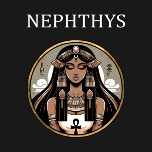 Nephthys Egyptian Goddess of Death, Air and Households T-Shirt
