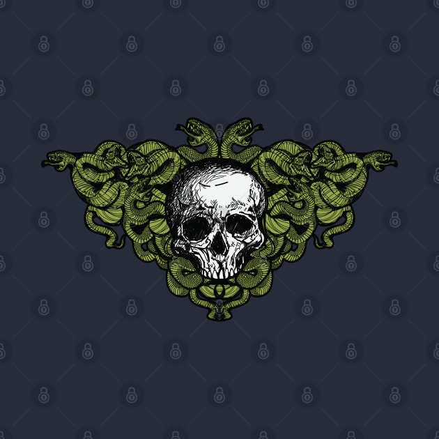 Skull Snake by machmigo