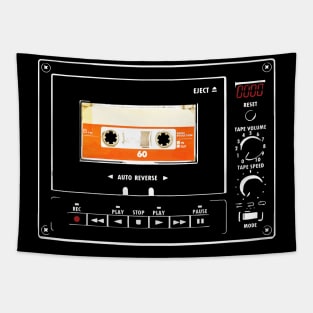 Old Cassette Tape Player Tapestry