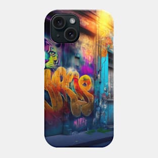 Graffiti Colourful on Wall Phone Case