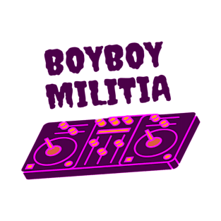 Boyboy Militia vinyl collection (purple) T-Shirt