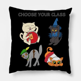 Choose Your Cat Class Pillow