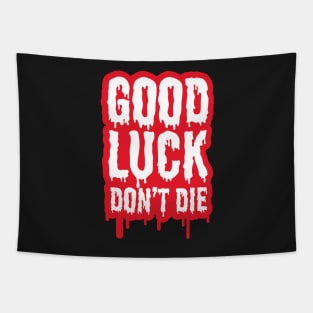 Good Luck Sticker Tapestry