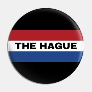 The Hague City in Dutch Flag Pin