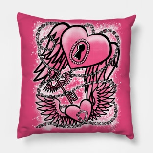 The Key To My Heart Pillow