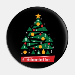 Mathematical Christmas Tree Pin