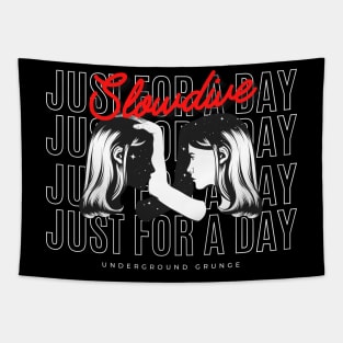 Slowdive - Just For a Day // Gothic Style Fan Art Designs Tapestry