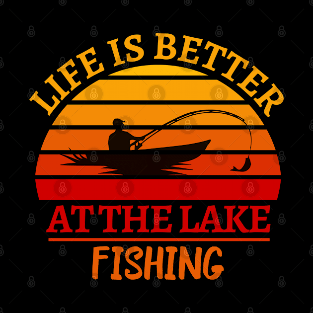 Life Is Better At The Lake by ArtManryStudio