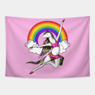 Unicorn Mom Mamacorn Tapestry