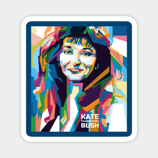 Abstract Geometric Kate Bush in WPAP Magnet