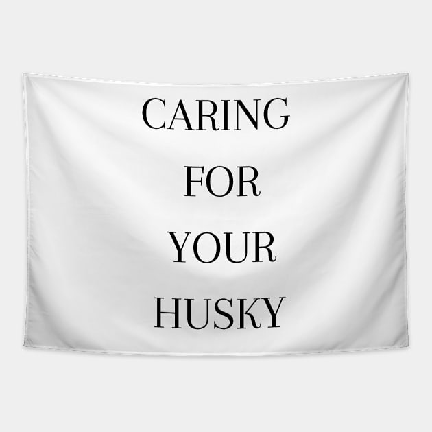 husky lovers Tapestry by dogs lovers